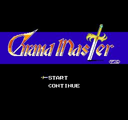 Grand Master (Japan) Title Screen